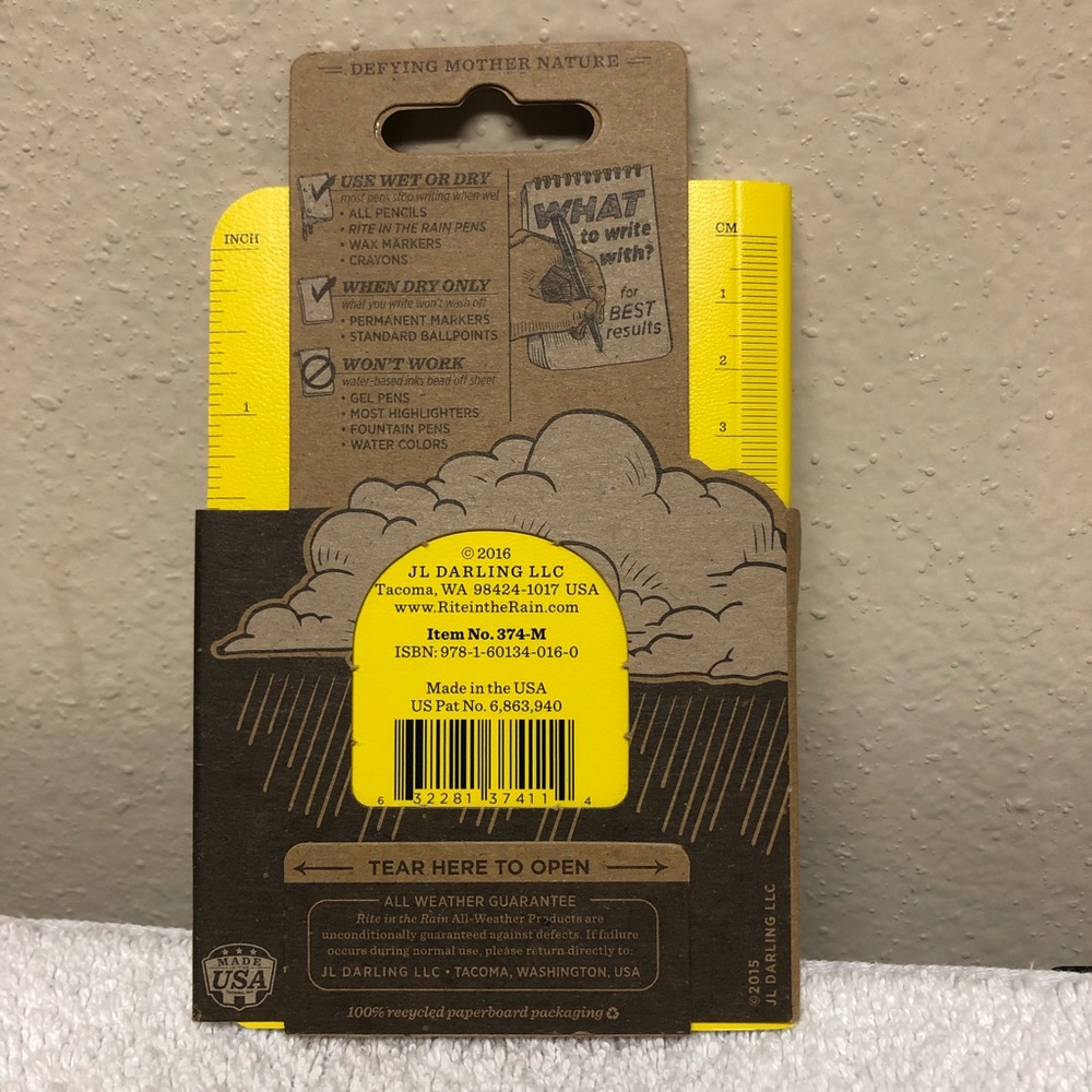 Rainproof Notebook - Picture 2 of 4